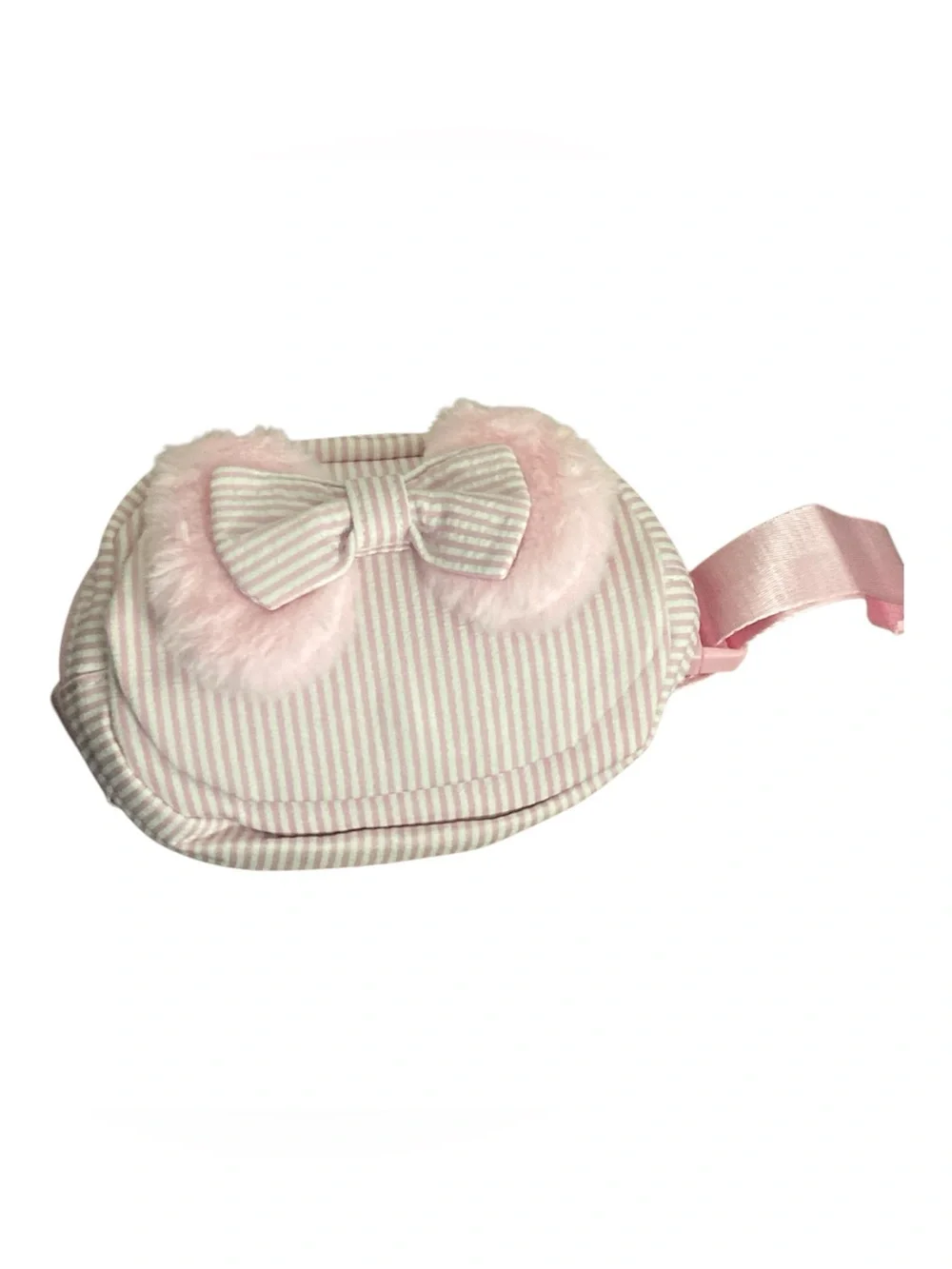 Light Pink and White Fanny Pack